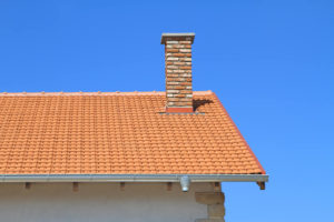 lovely chimney on red roof