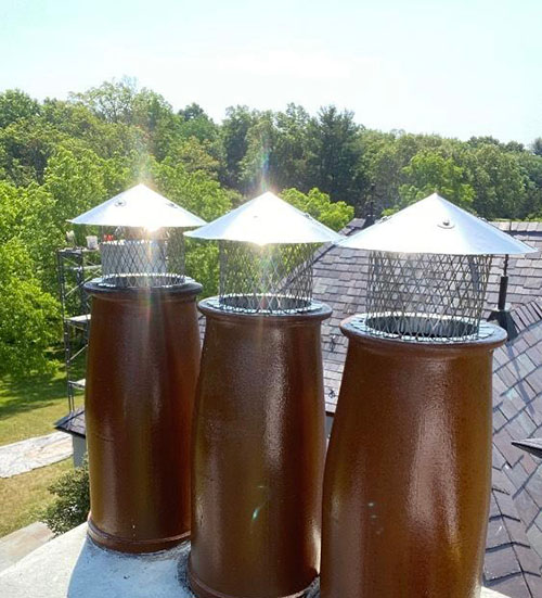 All Seasons- Original photo of chimneys 3 chimneys